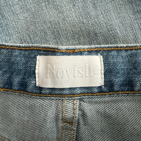 Boyish - NWT The Zachary High Rise Distressed Skinny Jeans Sz 24 - Picture 8 of 13